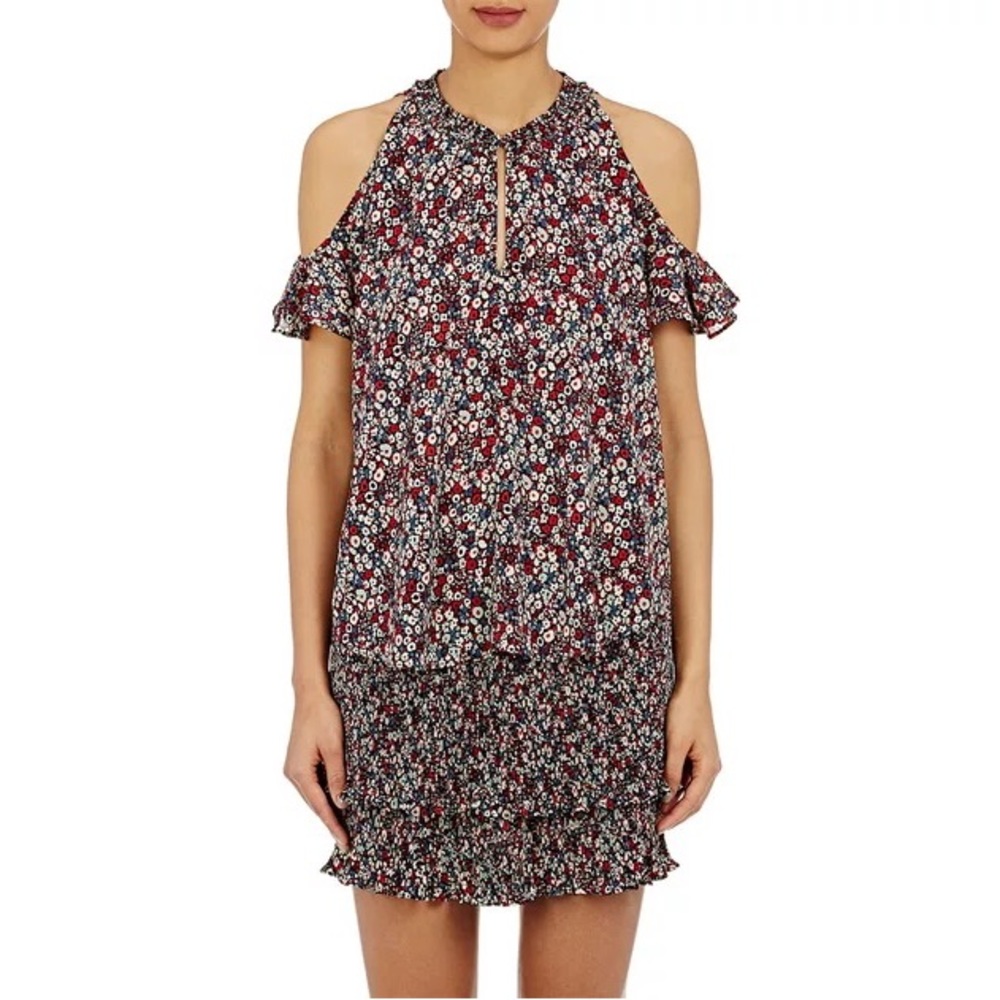 Derek Lam 10 Crosby Women's Georgette Cold-Shoulder Blouse  ($295)